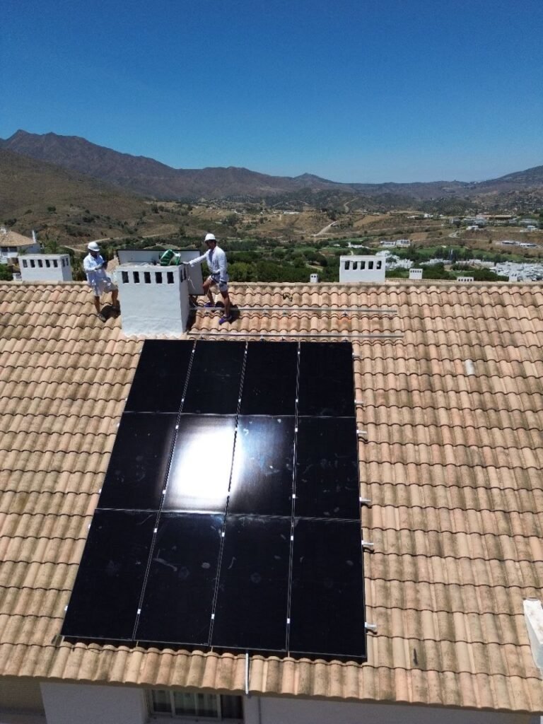 12 Solar Panels Installation in Ojen